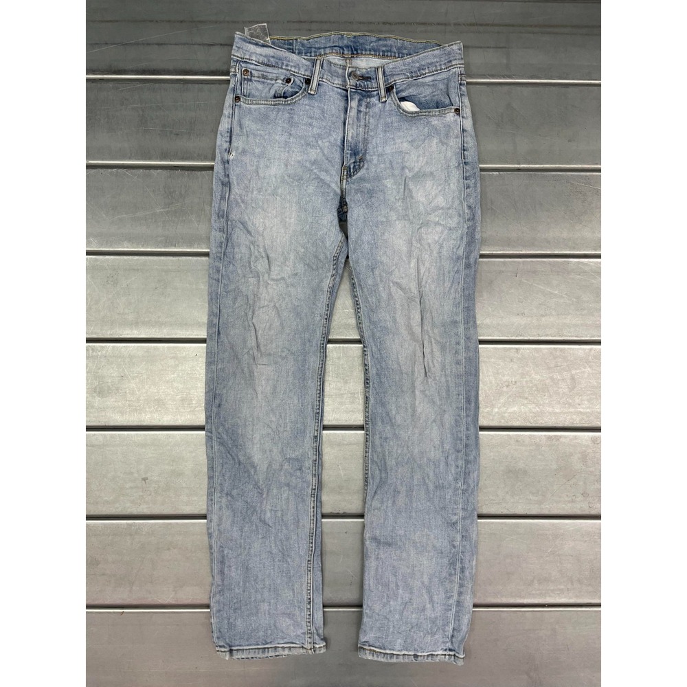Levis 514 Jeans‎ Mens 31X32 Light Wash Denim Straight Leg